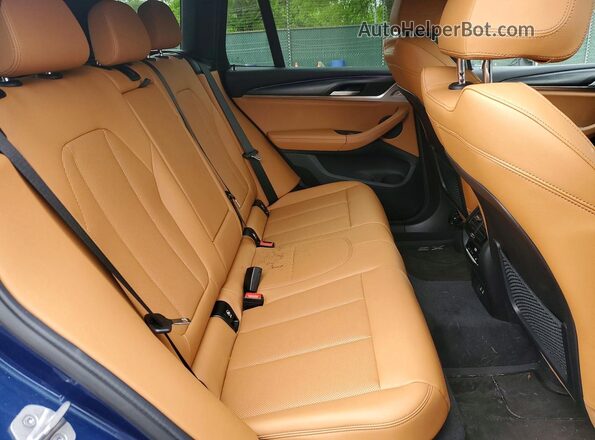 WBX57DP03NN173992 2022 BMW X3 Blue Հետևի նստատեղերի տեսք