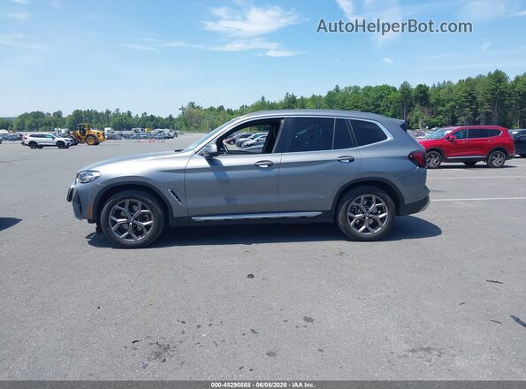 WBX57DP03RN303596 2024 BMW X3 Silver Vista interior de 360 grados