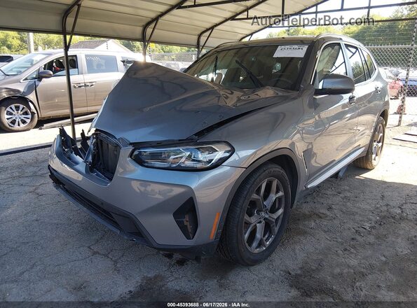 WBX57DP05PN244502 2023 BMW X3 Серый Передняя левая четверть