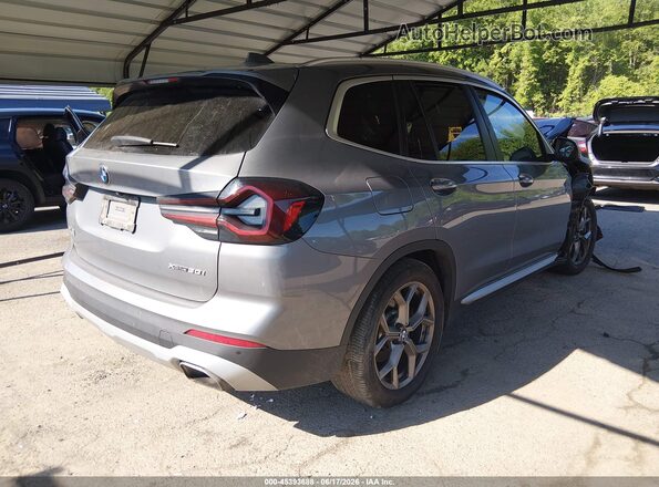 WBX57DP05PN244502 2023 BMW X3 Серый Задняя правая четверть