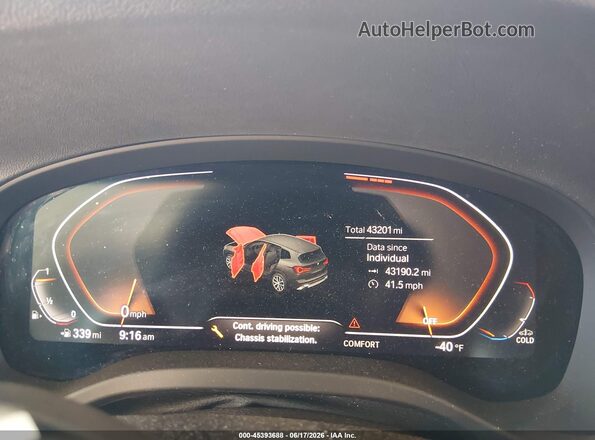 WBX57DP05PN244502 2023 BMW X3 Серый Вид задних сидений