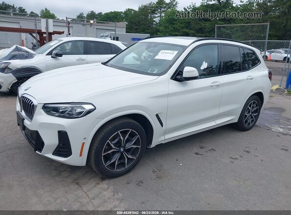 WBX57DP05RN267622 2024 BMW X3 White Передня ліва чверть