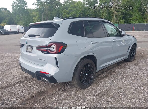WBX57DP05RN304720 2024 BMW X3 Gray Задня права чверть