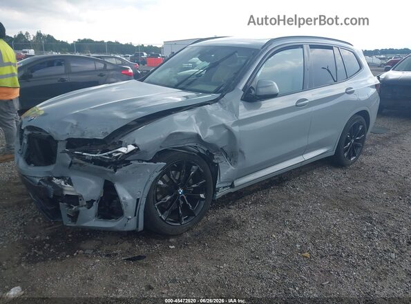 WBX57DP05RN304720 2024 BMW X3 Gray Передня ліва чверть