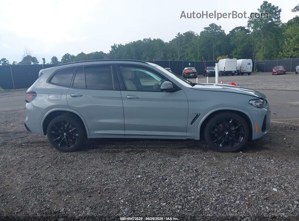 WBX57DP05RN304720 2024 BMW X3 Gray Вид задньої частини салону