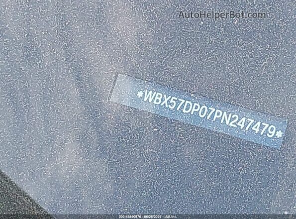 WBX57DP07PN247479 2023 BMW X3 Серый 