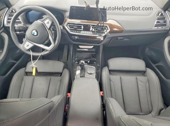 WBX57DP07RN302712 2024 BMW X3 White Dashboard view
