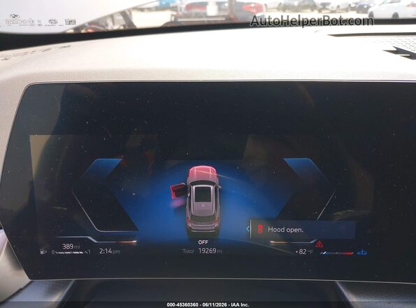 WBX73EF04S5307643 2025 BMW X1 Silver Vista de los asientos traseros