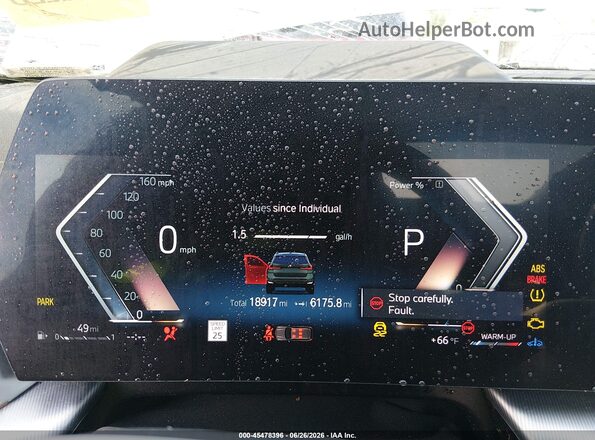 WBX73EF05P5W14536 2023 BMW X1 Серый Вид задних сидений
