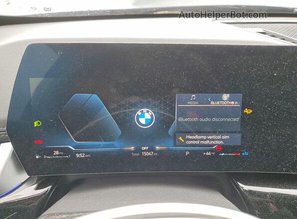 WBX73EF07R5Z33875 2024 BMW X1 Black Widok zestawu wskaźników