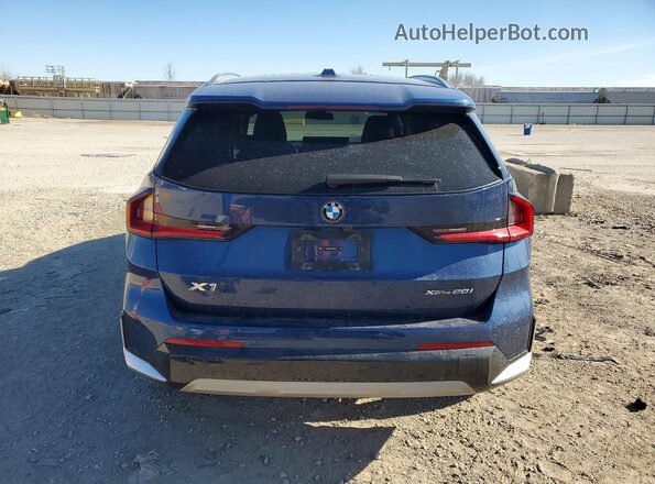 WBX73EF08R5Z06426 2024 BMW X1 Blue Rear view