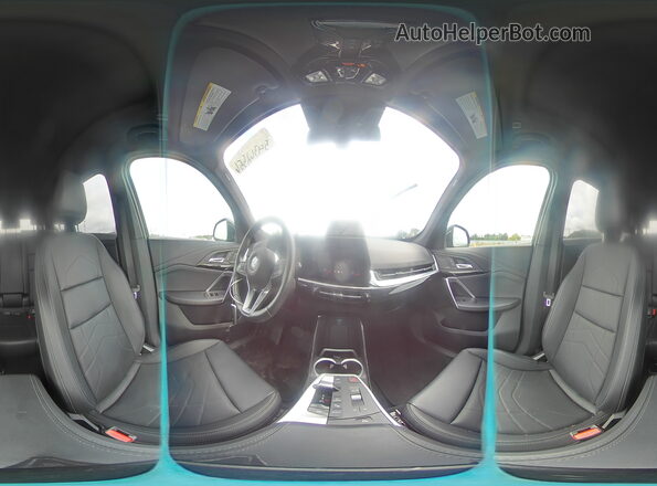 WBX73EF08S5107820 2025 BMW X1 Black Vista de la etiqueta del VIN