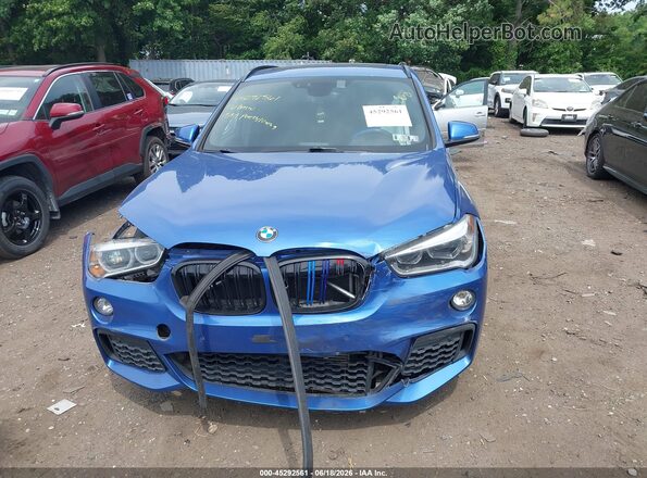WBXHT3C30G5E48615 2016 BMW X1 Blue ხელსაწყოთა პანელის ხედი
