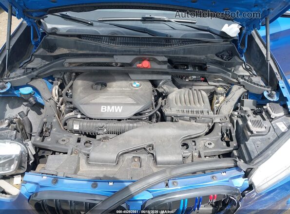 WBXHT3C30G5E48615 2016 BMW X1 Blue უკანა ხედი