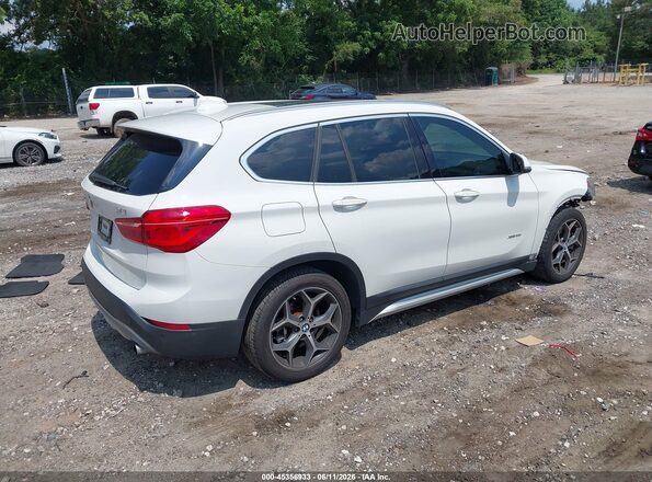 WBXHT3C30G5E53412 2016 BMW X1 White Задня права чверть