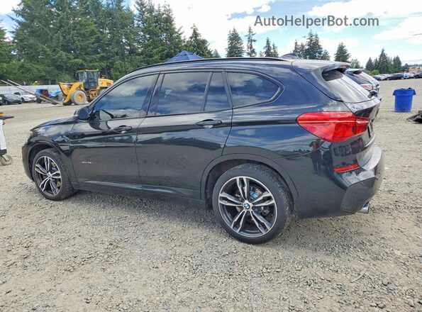 WBXHT3C30H5F83790 2017 BMW X1 Black Հետևի ձախ