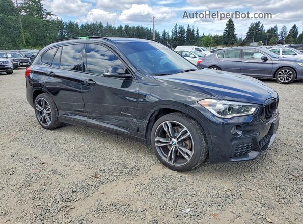 WBXHT3C30H5F83790 2017 BMW X1 Black Առջևի աջ
