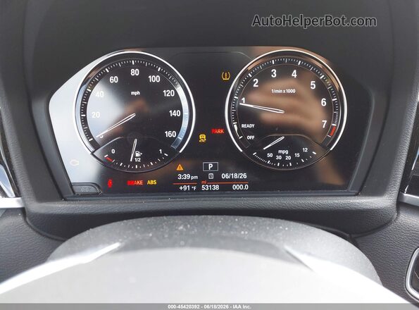 WBXHT3C31J3H30006 2018 BMW X1 White Вид задніх сидінь