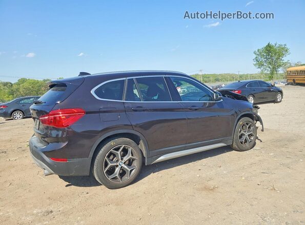 WBXHT3C31J5L33719 2018 BMW X1 Brown Задня права чверть