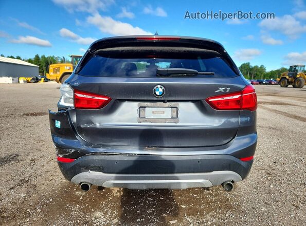WBXHT3C32G5E53881 2016 BMW X1 Gray Հետևի տեսք