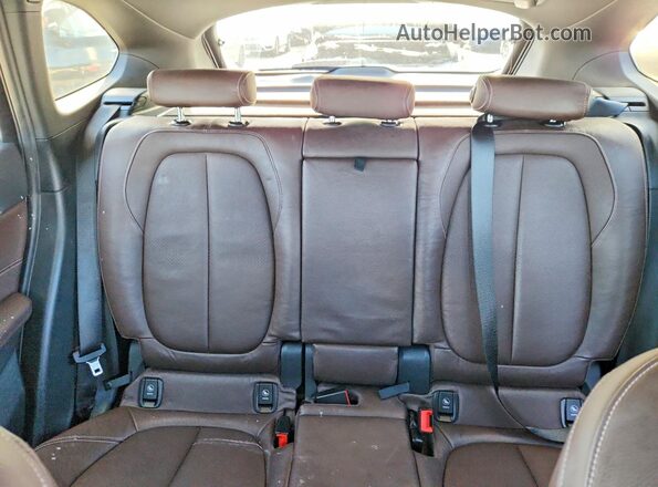 WBXHT3C32G5E53881 2016 BMW X1 Gray Հետևի նստատեղերի տեսք