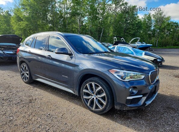 WBXHT3C32G5E53881 2016 BMW X1 Gray Առջևի աջ