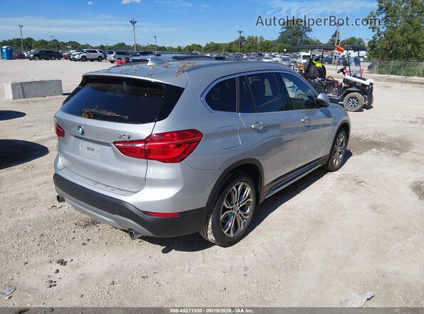 WBXHT3C32H5F74296 2017 BMW X1 Silver Задня права чверть