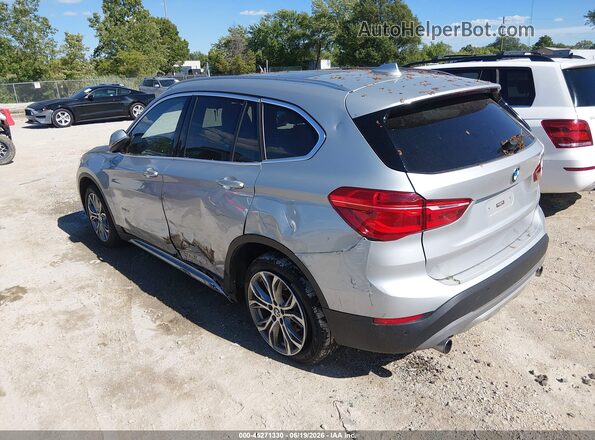 WBXHT3C32H5F74296 2017 BMW X1 Silver Задня ліва чверть