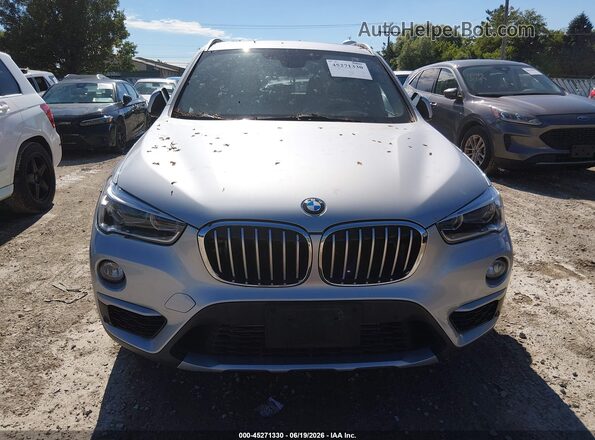 WBXHT3C32H5F74296 2017 BMW X1 Silver Вид щитка приладів
