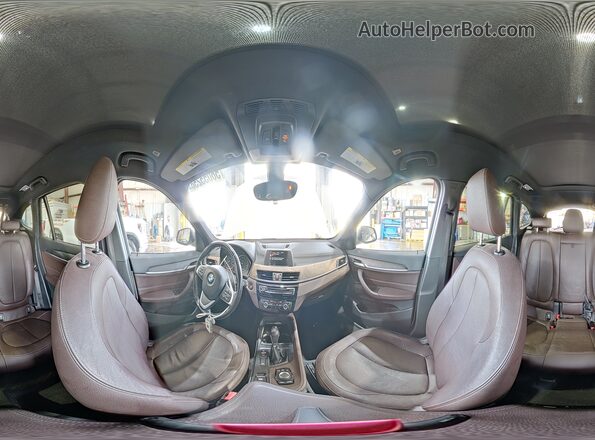 WBXHT3C32H5F78977 2017 BMW X1 White 360 interior view