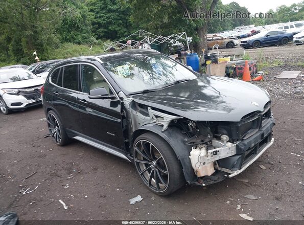 WBXHT3C33G5E54344 2016 BMW X1 Black Rear interior view