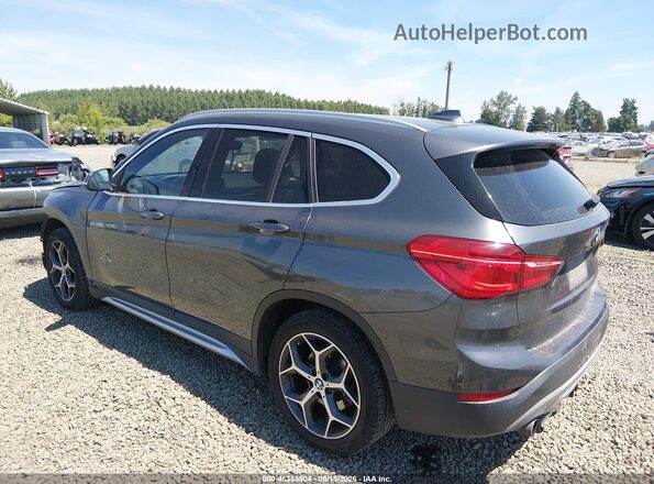 WBXHT3C33H5F73125 2017 BMW X1 Серый Задняя левая четверть