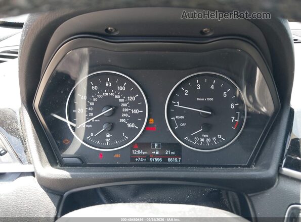 WBXHT3C33H5F81581 2017 BMW X1 Black Widok tylnych siedzeń