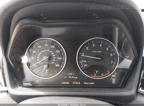 WBXHT3C34G5E55888 2016 BMW X1 Gray უკანა სავარძლების ხედი