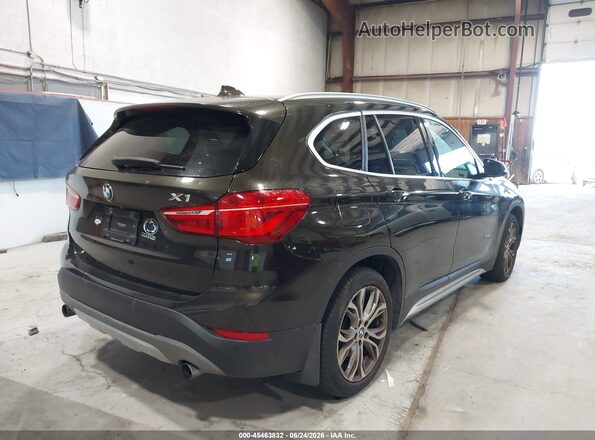 WBXHT3C34H5F85641 2017 BMW X1 Коричневый Задняя правая четверть