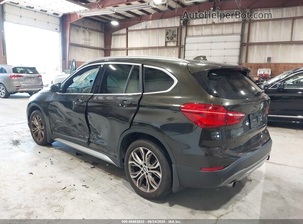 WBXHT3C34H5F85641 2017 BMW X1 Коричневый Задняя левая четверть