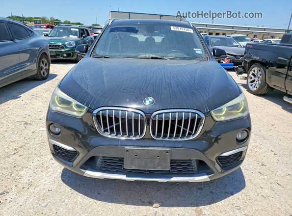 WBXHT3C35G5E51607 2016 BMW X1 Black Դիմացի տեսք