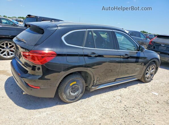 WBXHT3C35G5E51607 2016 BMW X1 Black Հետևի աջ