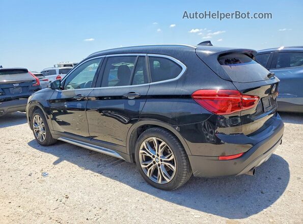 WBXHT3C35G5E51607 2016 BMW X1 Black Հետևի ձախ