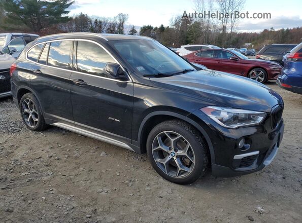 WBXHT3C36G5E50725 2016 BMW X1 Black Передня права чверть