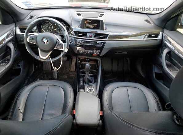 WBXHT3C36G5E50725 2016 BMW X1 Black Вид панелі приладів
