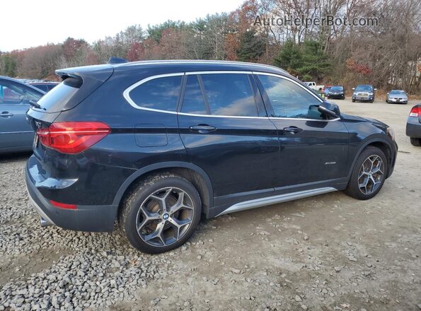 WBXHT3C36G5E50725 2016 BMW X1 Black Задня права чверть