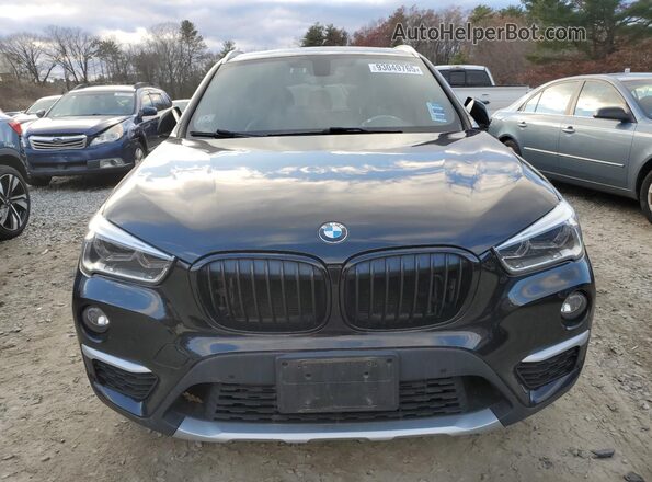 WBXHT3C36G5E50725 2016 BMW X1 Black Вид спереду