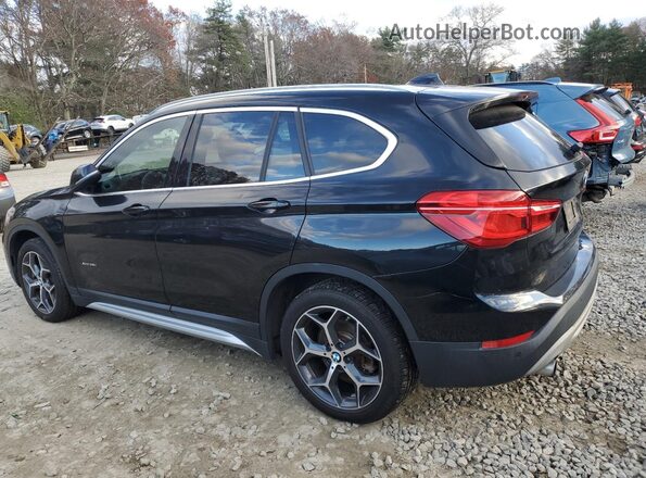 WBXHT3C36G5E50725 2016 BMW X1 Black Задня ліва чверть