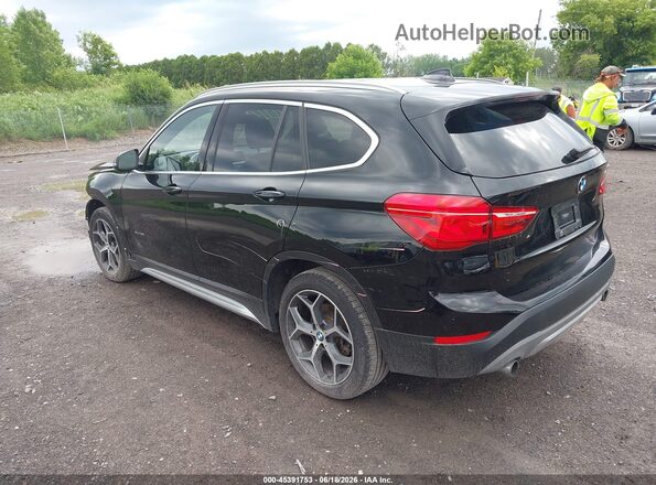 WBXHT3C36J5K25869 2018 BMW X1 Black Задня ліва чверть