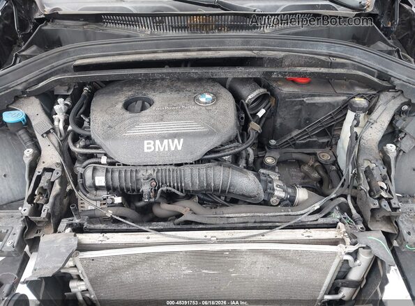 WBXHT3C36J5K25869 2018 BMW X1 Black Вид ззаду