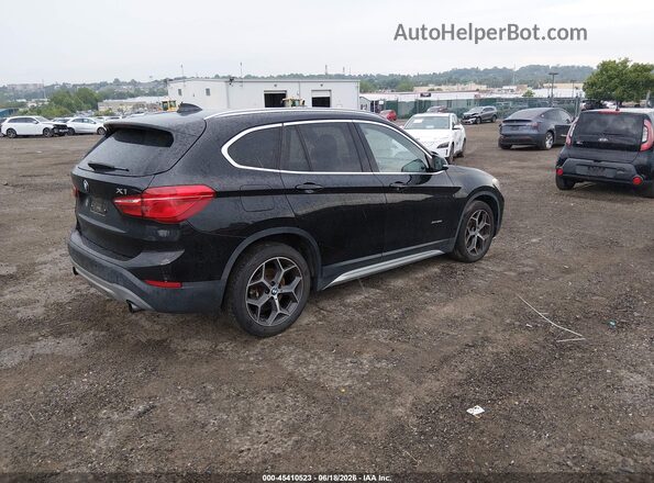 WBXHT3C37G5E49096 2016 BMW X1 Black უკანა მარჯვენა