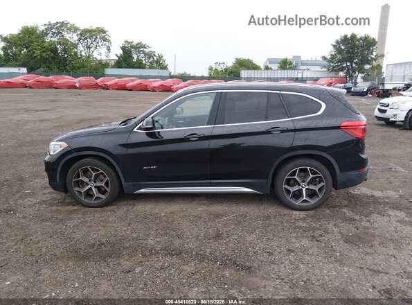 WBXHT3C37G5E49096 2016 BMW X1 Black სალონის 360-გრადუსიანი ხედი