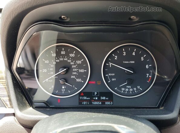 WBXHT3C38H5F87991 2017 BMW X1 Белый Вид щитка приборов