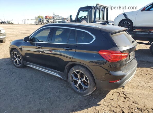 WBXHT3C39G5E51433 2016 BMW X1 Black Հետևի ձախ